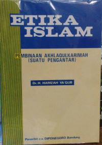 Image of Etika Islam pembinaan akhlaqulkarimah
